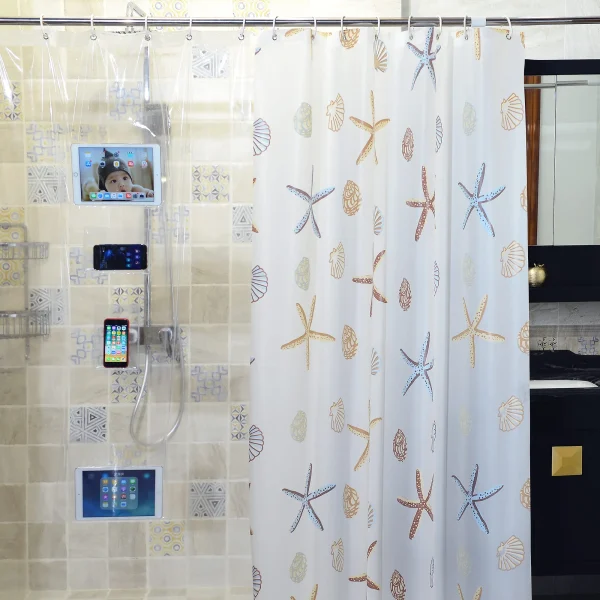 Hai Zhi Dian PEVA Shower Curtain #YS055
