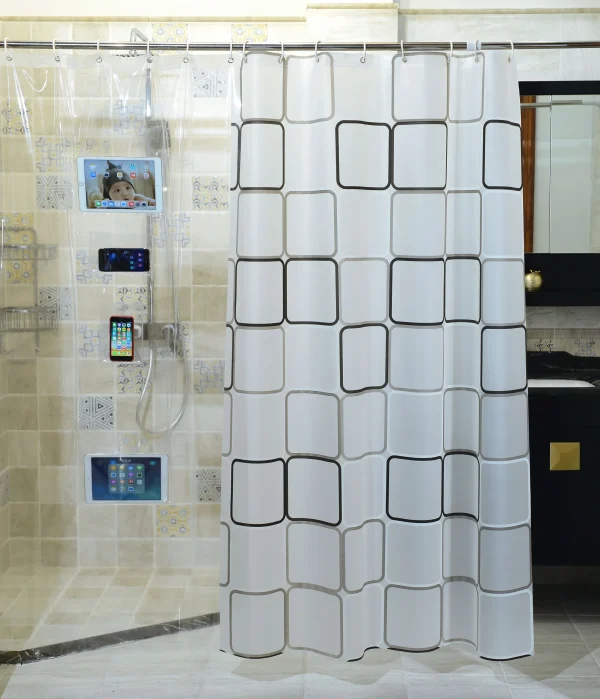 Hai Zhi Dian PEVA Shower Curtain #YS056